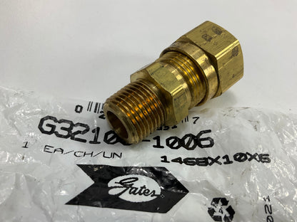 Gates G32100-1006 Air Brake Compression To Male Pipe, 5/8''