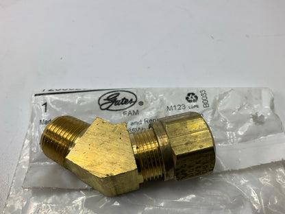 Gates G32102-0806 45° Air Brake Compression To Male Pipe, 1/2''