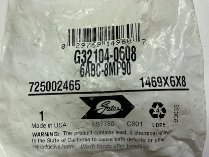 Gates G32104-0608 Air Brake To Male Pipe, 90° Angle, 3/8'' OD, 1/2-14 Thread