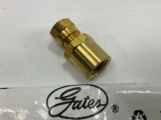 Gates G32150-0404 Mega Crimp Air Brake To Female Pipe Fitting Coupler 1/4 X 1/4''