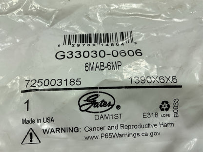 Gates G33030-0606 Air Brake Coupling Adapter 3/8'' ID, 3/4-20 Thread