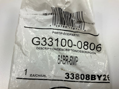 Gates G33100-0806 Air Brake Couplings To Male Pipe With Nut And Sleeve 1/2 X 3/8