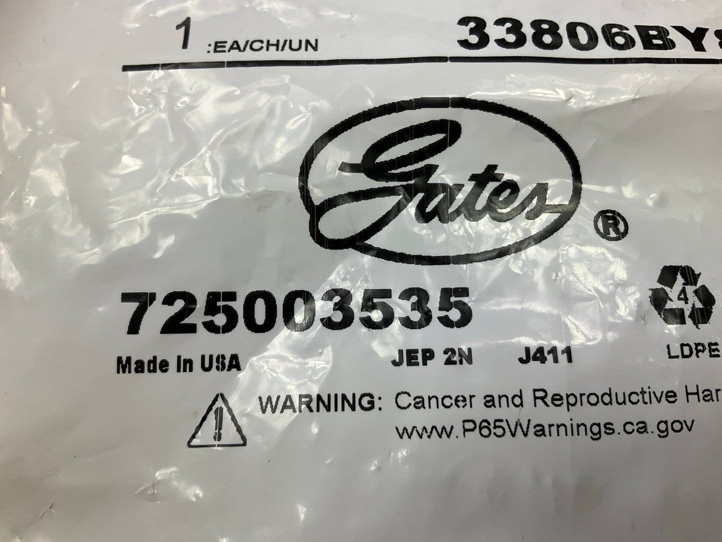 Gates G33151-0606 Air Brake Couplings To Female Couplings Swivel Adapter, 3/8''