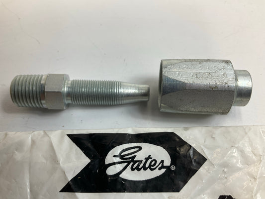 Gates G34100-0604 Mega Crimp Hydraulic Coupling 5/16'' ID, 1/4-18 Thread