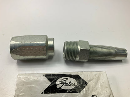 Gates G34100-1212 Hydraulic Hose End Fitting Coupler For 5/8'' ID Hose