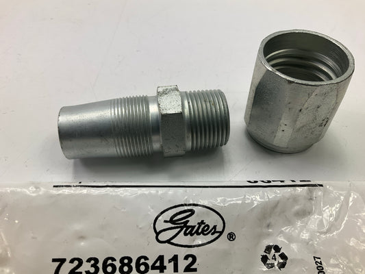 Gates G34100-1612 NPTF - 30° Cone Seat Hydraulic Fitting, 7/8'' - 16C5-12RMP