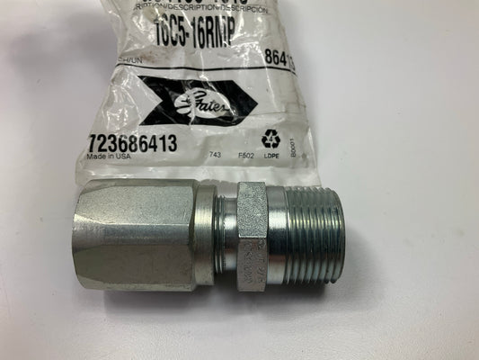 Gates G34100-1616 NPTF - 30° Cone Seat Hydraulic Fitting, 7/8'' - 16C5-16RMP