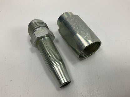 G34165-0808 Male JIC 37° Flare Hose Fitting Coupling 13/32'' ID 3/4''-16 Thread