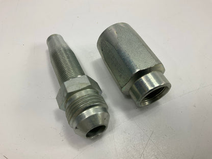 G34165-0808 Male JIC 37° Flare Hose Fitting Coupling 13/32'' ID 3/4''-16 Thread