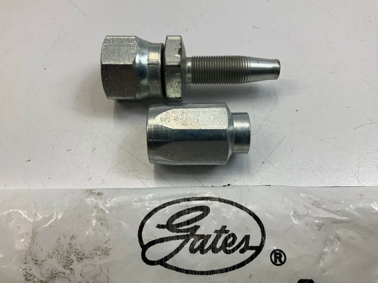 G34210-0608 Dual Seat Female JIC 37°/SAE 45° Flare Swivel, 5/16 ID 3/4-16 Thread