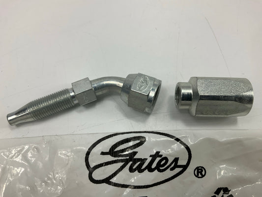 Gates G34211-0505 Dual Seat Female JIC 37/SAE 45 Flare Swivel Hose Fitting