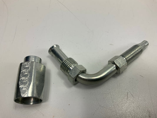 Gates G34504-0505 Hose Fitting Male SAE 45° Flare Inverted Swivel - 1/4'' ID