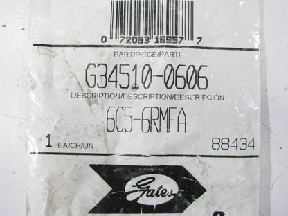 Gates G34510-0606 Hydraulic Fitting 5/16'' Steel SAE Male Flareless Couper 15/16''