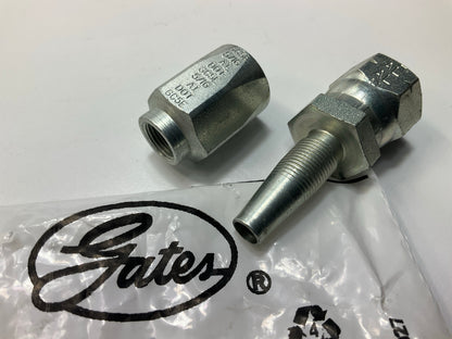 Gates G35200-0606 Female SAE 45° Flare Swivel Hydraulic Fitting, 5/16''