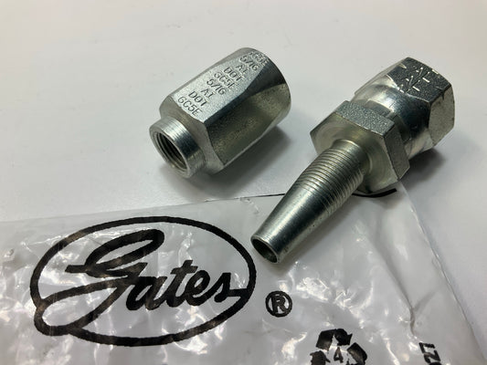 Gates G35200-0606 Female SAE 45° Flare Swivel Hydraulic Fitting, 5/16''