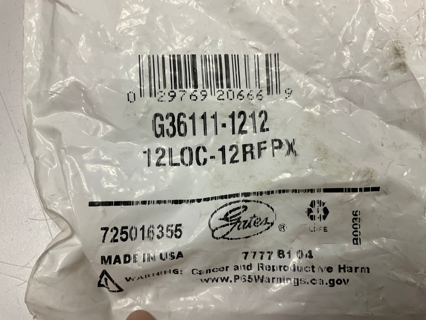 Gates G36111-1212 Brass Hose Fitting Female Pipe Swivel, 3/4'' ID - 12LOC-12RFPX
