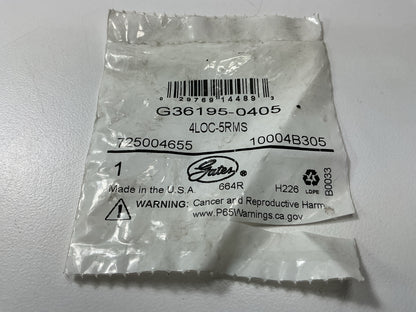 Gates G36195-0405 Male SAE 45 Deg Flare Swivel Coupler 1/4'' ID, 1/2''-20 Thread