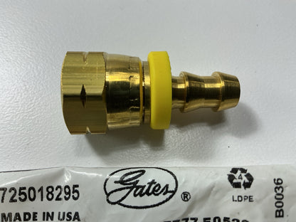 Gates G36200-0506 Female SAE 45° Flare Swivel Coupler 5/16'' Hose - 5/8-18 Thread