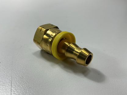 Gates G36200-0506 Female SAE 45° Flare Swivel Coupler 5/16'' Hose - 5/8-18 Thread