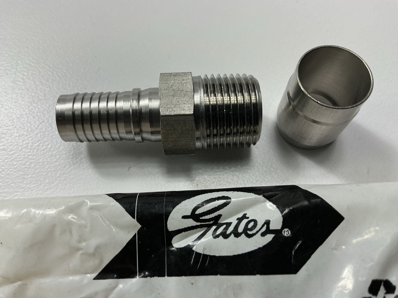 G40100-0806S Stainless Steel Male Pipe (NPTF - 30° Cone Seat) Hydraulic Fitting