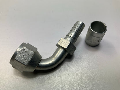 Gates G40179-0606 90° Tube Female JIC 37° Flare Swivel Hydraulic Fitting, 5/16''