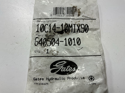 G40504-1010 SAE Male Inverted 90° Hydraulic Hose Fitting 1/2'' ID 7/8''-18 Thread