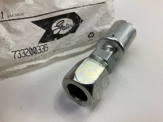 Gates G45510-1010 Male SAE Flareless Hydraulic Fitting, 1/2'' - 10ACA-10MFA