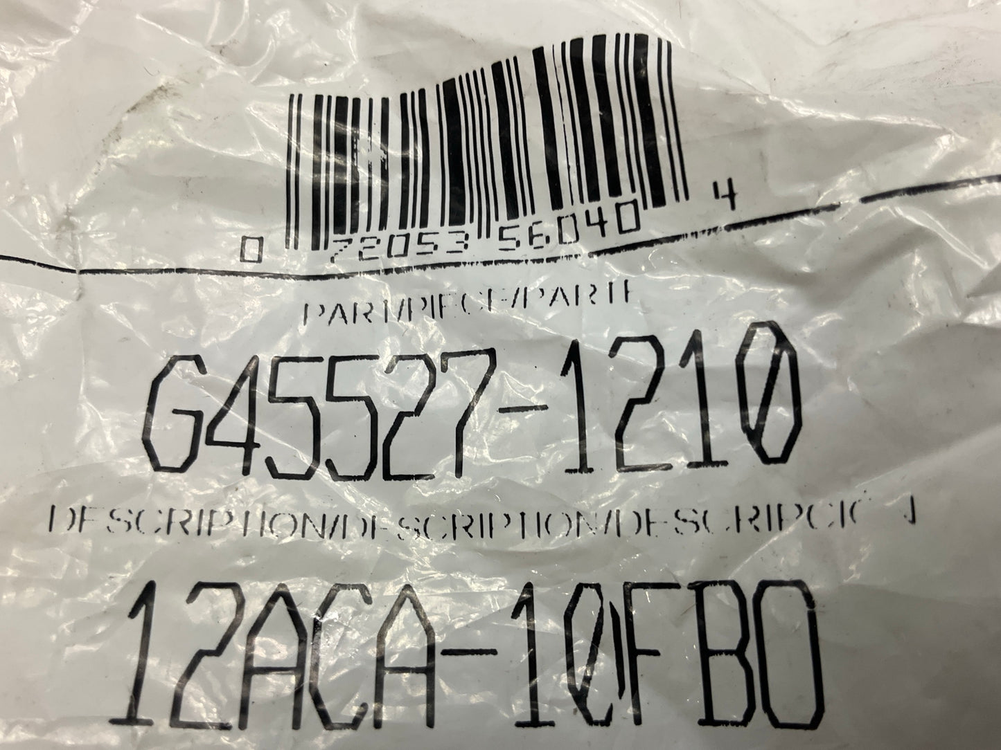 Gates G45527-1210 Female Braze-On Stems A/C Fitting, 5/8''