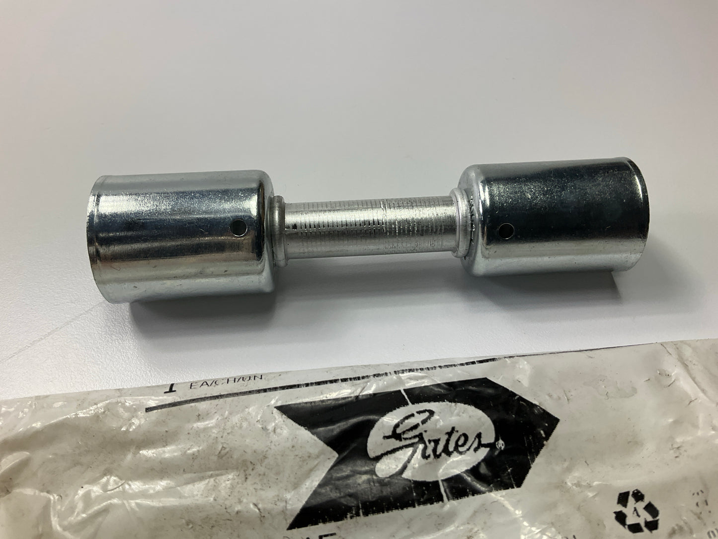 Gates G45535-0810 Aluminum A/C Hose Length Extender Fitting, 13/32'' - 8ACA-10HLE