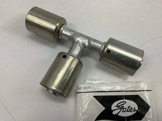 Gates G45539-1010 Aluminum Hose Length Extender Tee, 1/2'' - 10ACA-10HLET