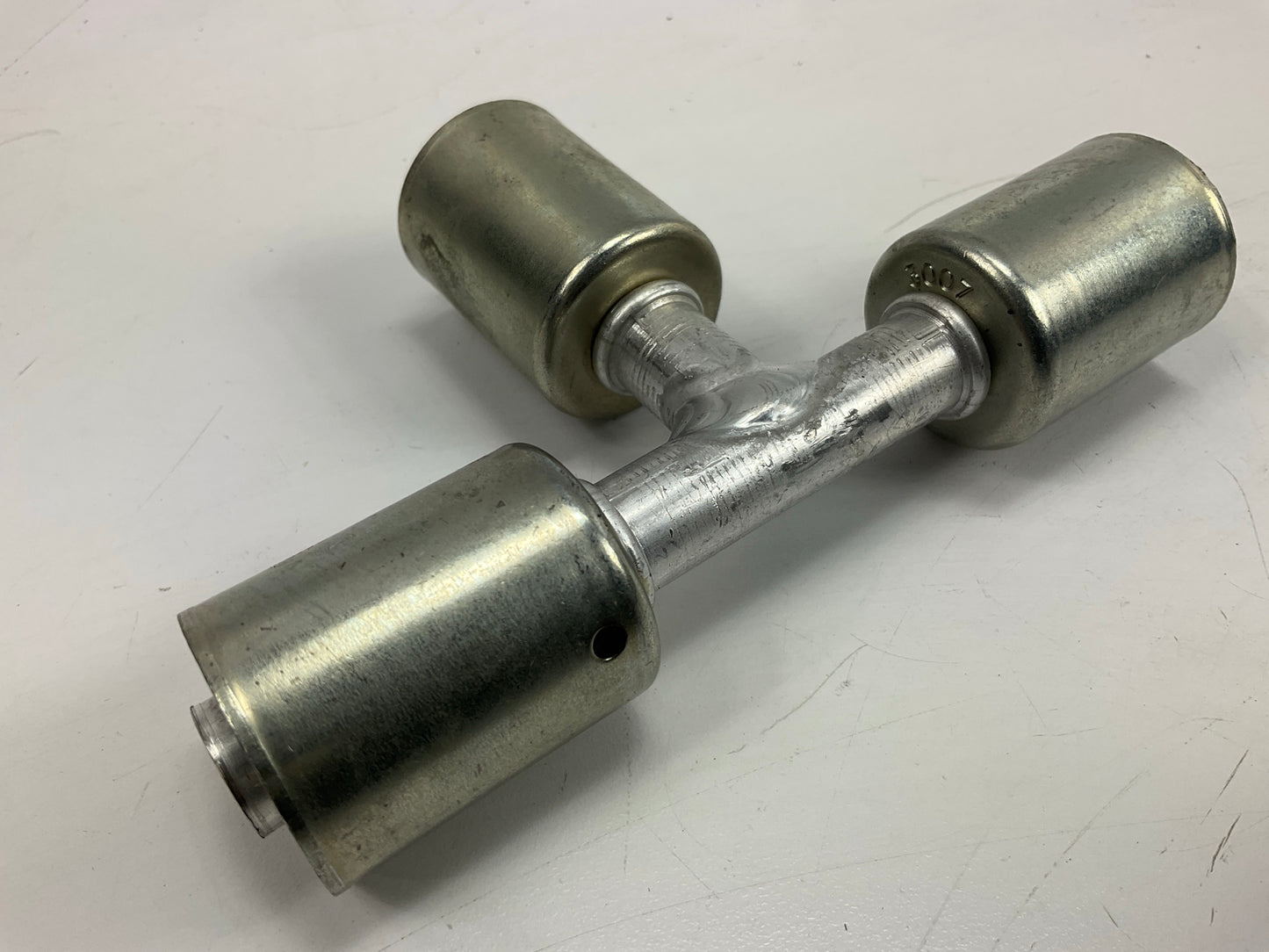 Gates G45539-1010 Aluminum Hose Length Extender Tee, 1/2'' - 10ACA-10HLET