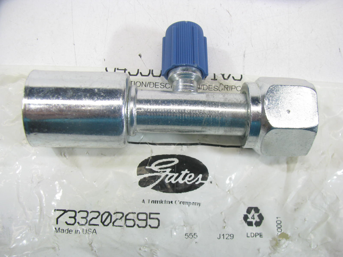 Gates G45588-1010S Hydraulic Hose Female SAE O-Ring Nut Swivel R 134 A 1/2'' Hose