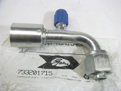 Gates G45589-1010S Hydraulic Fitting Female SAE O-Ring Nut Swivel R34a 1/2 Hose