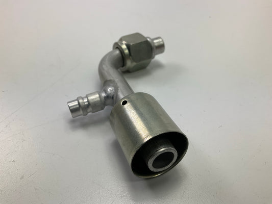 Gates G45589-1210 90° Female SAE 5/8'' Tube O-Ring Nut Swivel W/ Service Port