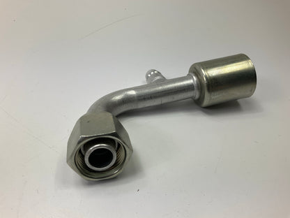 Gates G45589-1210 90° Female SAE 5/8'' Tube O-Ring Nut Swivel W/ Service Port