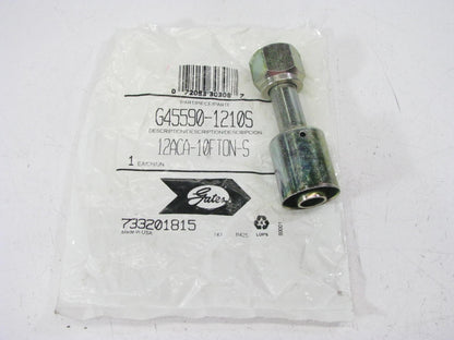 Gates G45590-1210S PolarSeal 5/8'' Steel Female SAE Tube O-Ring Swivel Coupling