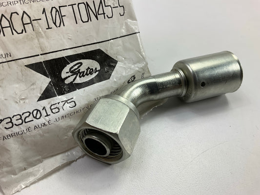 Gates G45591-1010S 45° Female SAE 1/2'' Tube O-Ring Nut Swivel Fitting