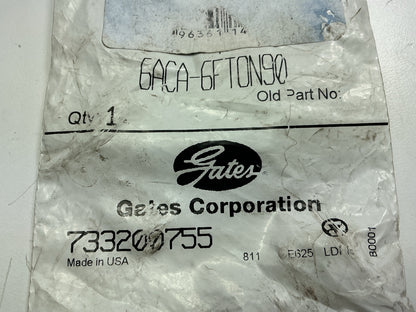 Gates G45592-0606 90° Female SAE Tube O-Ring Nut Swivel Hydraulic Fitting, 5/16''