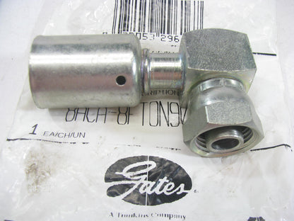 Gates G45596-0808S Hydraulic Fitting Female O-Ring Nut Swivel Block 13/32'' Hose