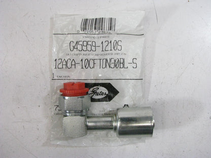 Gates G45959-1210S PolarSeal 5/8'' Compressor Female SAE O-Ring Nut Swivel 90°