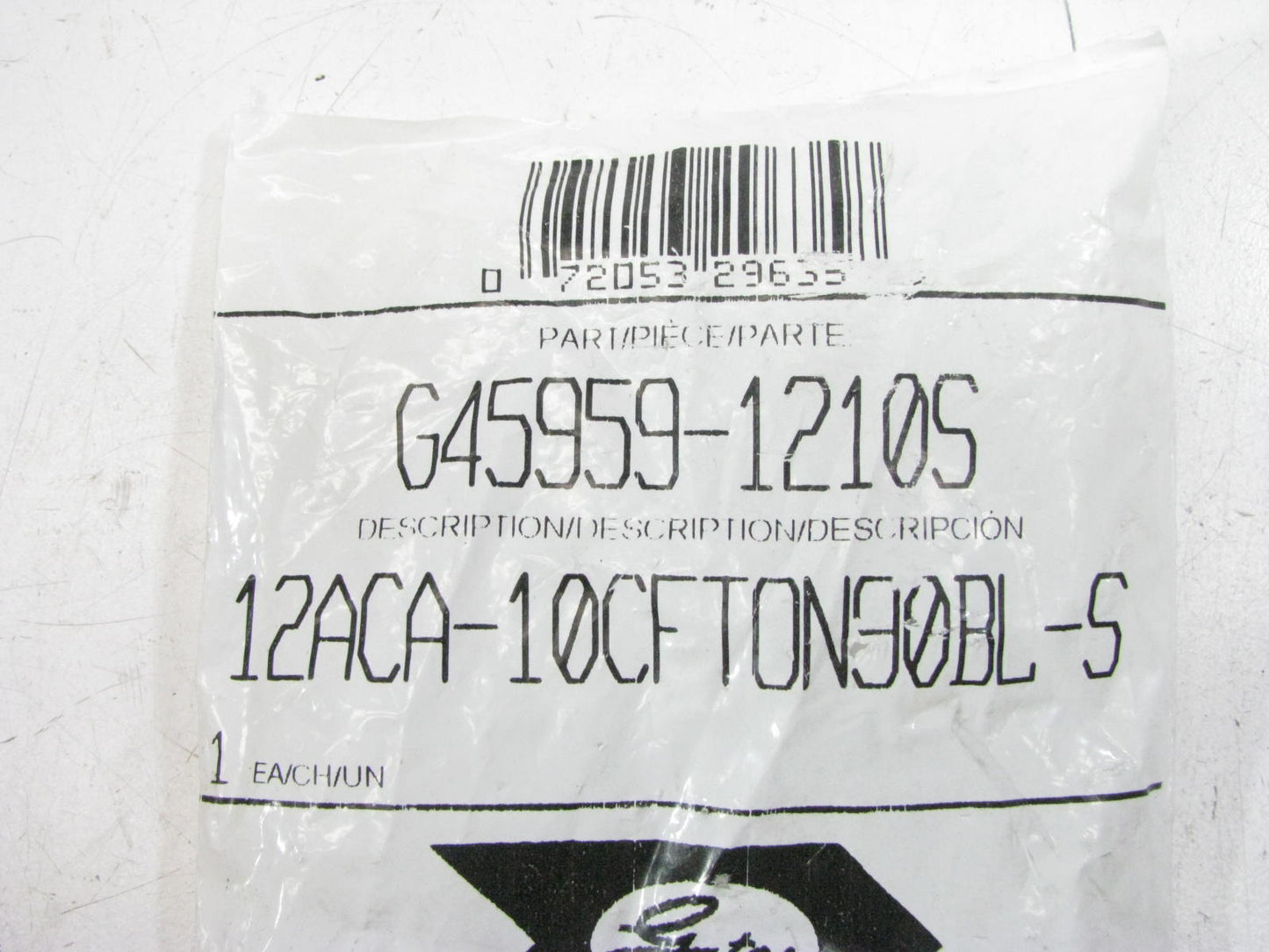 Gates G45959-1210S PolarSeal 5/8'' Compressor Female SAE O-Ring Nut Swivel 90°