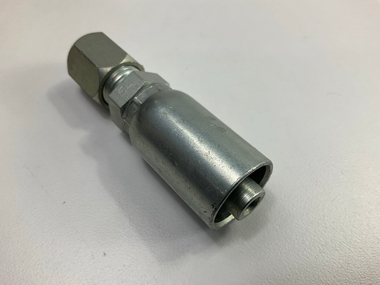 Gates G50510-0606 SAE Male Flareless Power Steering Hydraulic Fitting, 3/8'' Hose