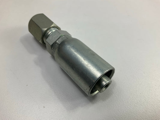 Gates G50510-0606 SAE Male Flareless Power Steering Hydraulic Fitting, 3/8'' Hose