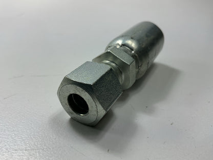 g50510-0608 SAE Metric Male Flareless Hose End Fitting, 3/8'' ID 3/4''-16 Thread