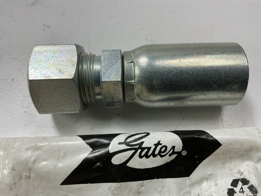 Gates G50510-0612 SAE Metric Male Flareless Hydraulic Coupling 7/8''-14 Thread