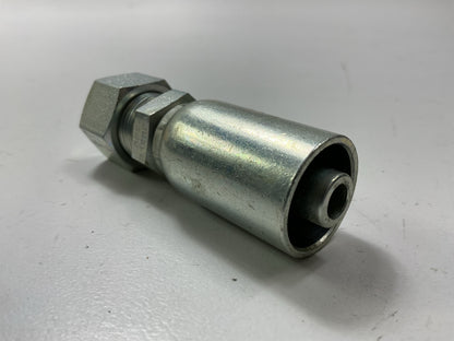 Gates G50510-0612 SAE Metric Male Flareless Hydraulic Coupling 7/8''-14 Thread