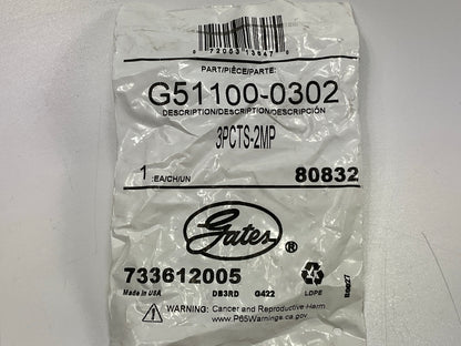 G51100-0302 - Thermoplastic 30° Male Pipe Hose Fitting 3/16'' ID 1/8''-27 Thread