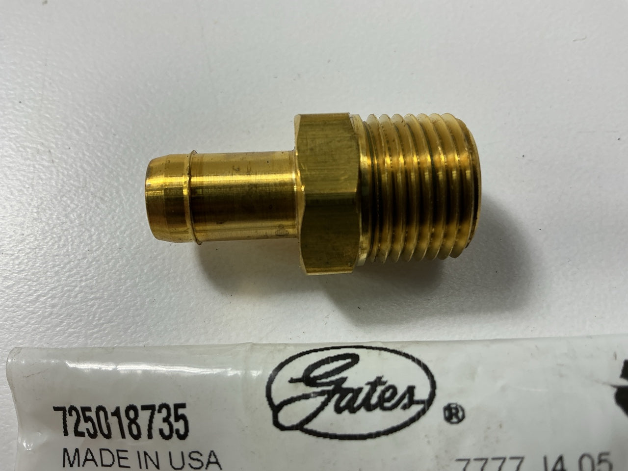 Gates G57100-0806 Mini-Barb To Male Pipe Fitting 3/8-19'' Thread