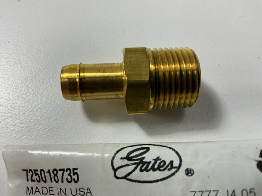 Gates G57100-0806 Mini-Barb To Male Pipe Fitting 3/8-19'' Thread