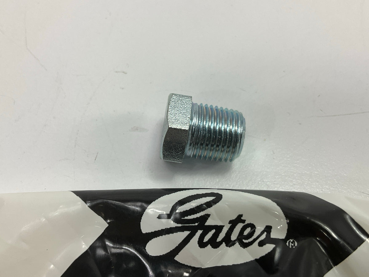 Gates G60102-0002 Male Pipe NPTF Plug, 1/8''-27 Thread - 2MP-PLUG